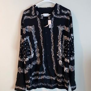 Topman loose fitting lightweight button down